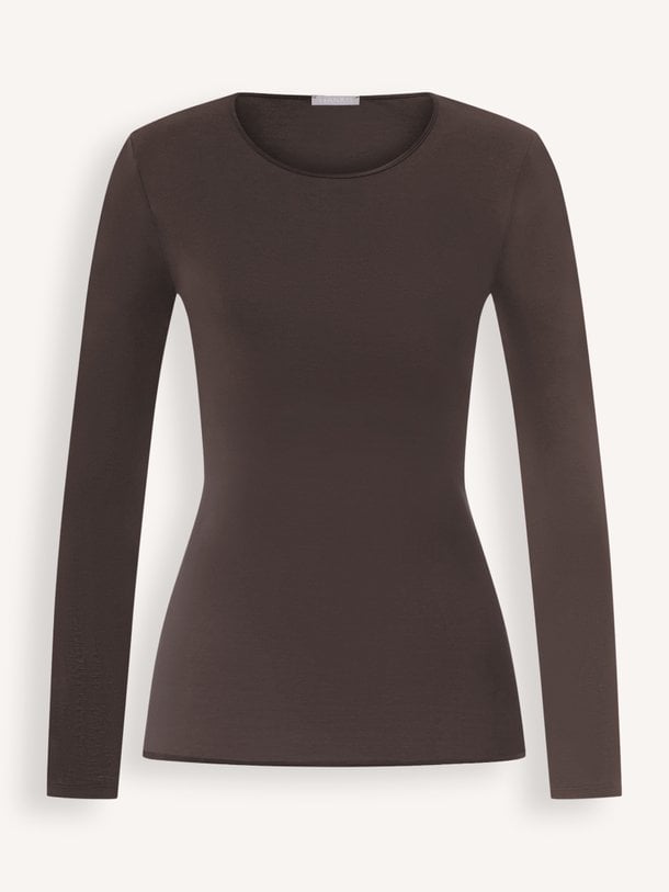 Katoenen seamless longsleeve