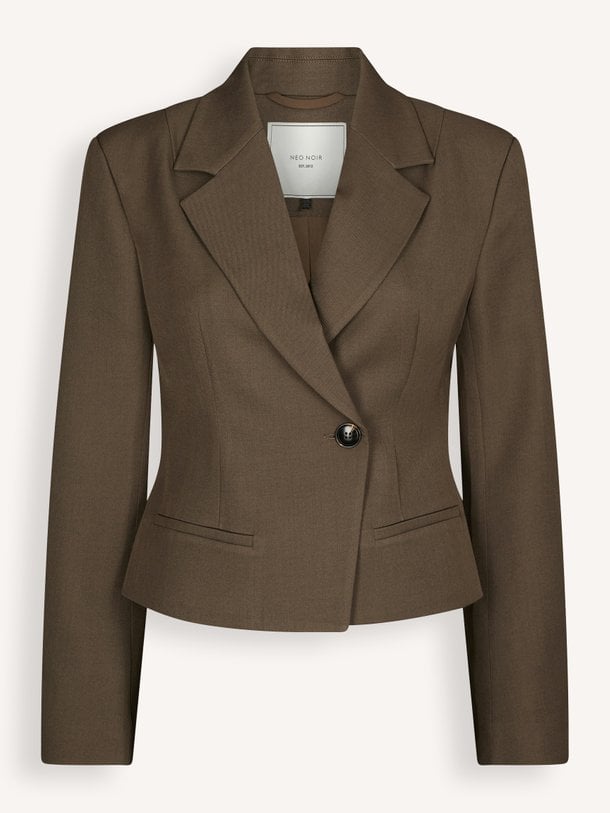 Valia, geweven cropped blazer