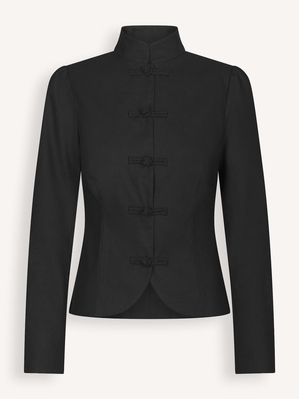 Ardena Linen Blazer Ardena, viscose/linnenmix jasje