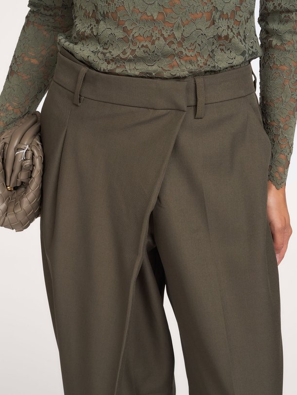 Calina, geweven wrap pantalon