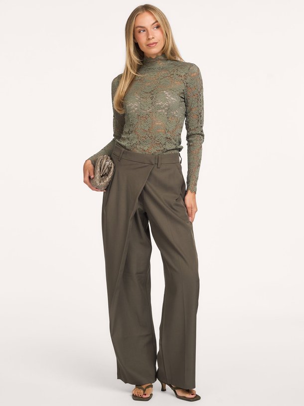 Calina, geweven wrap pantalon