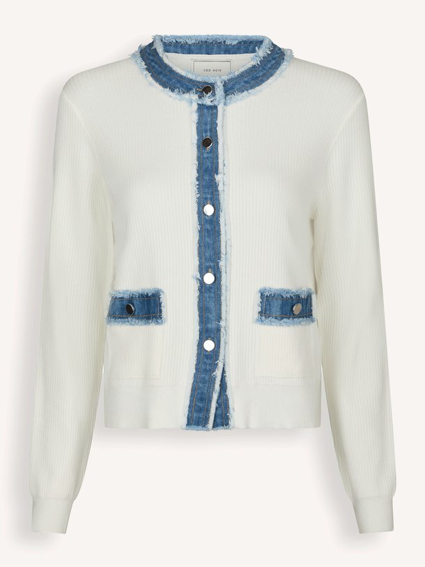 Zelma Knit Denim Cardigan Zelma, viscosemix vest