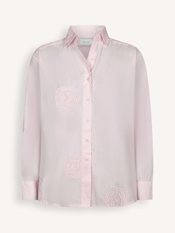 Dalma Dori Emb Shirt Dalma, katoenen blouse