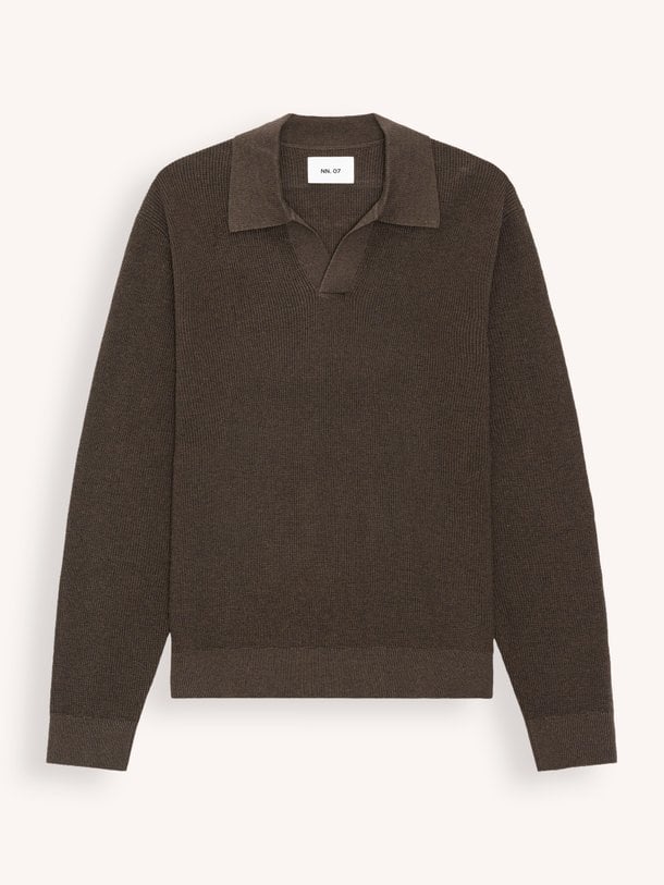 Hope Rib 60060 Hope, organic cotton/cashmeremix polo trui