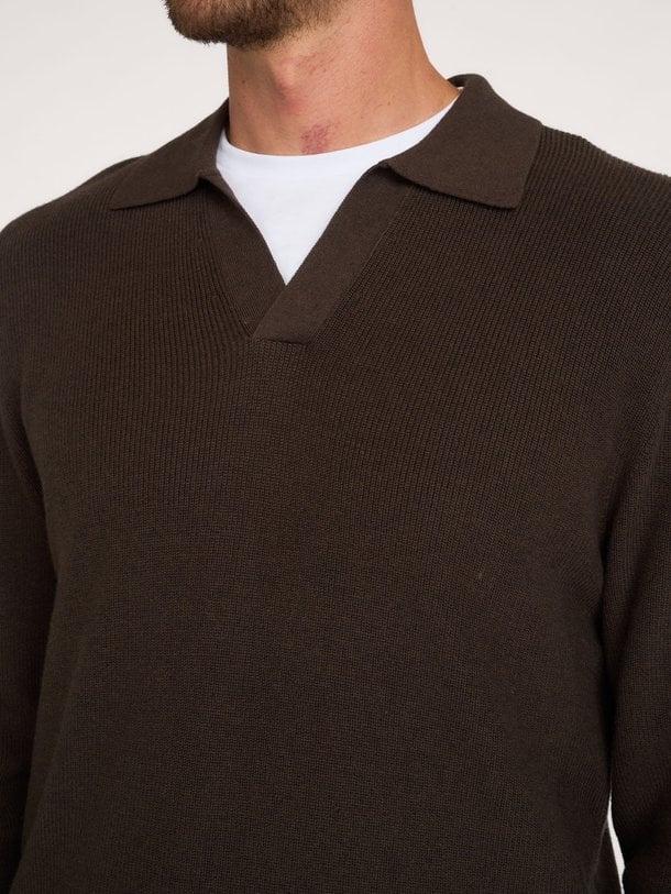 Hope Rib 60060 Hope, organic cotton/cashmeremix polo trui