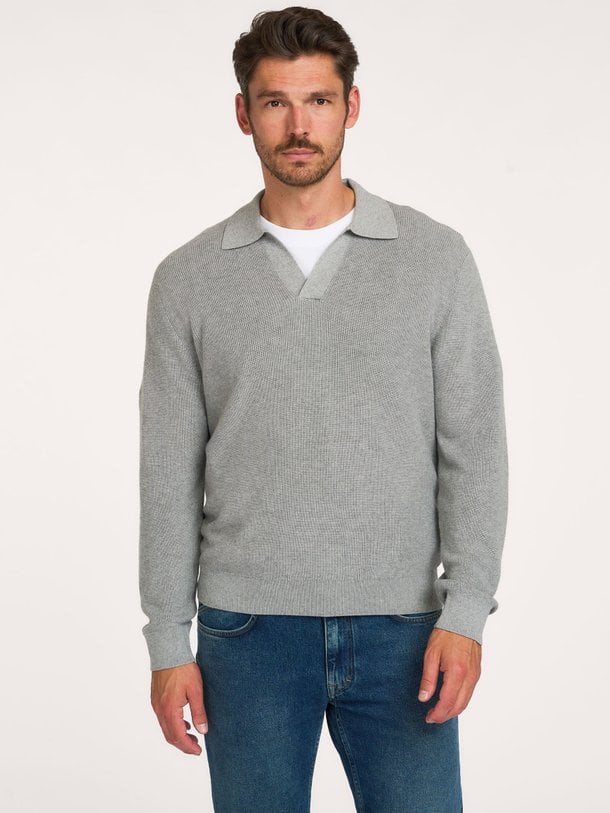 Hope Rib 60060 Hope, organic cotton/cashmeremix polo trui