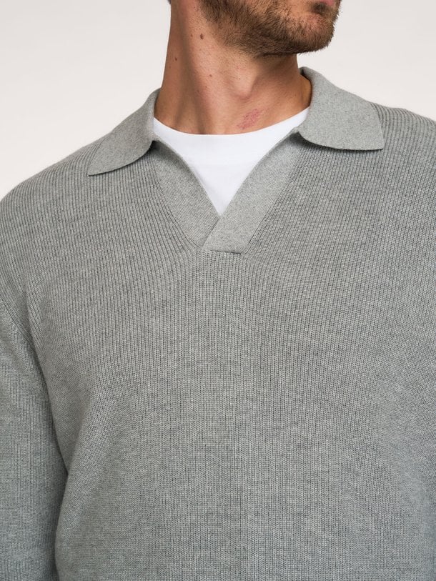 Hope Rib 60060 Hope, organic cotton/cashmeremix polo trui