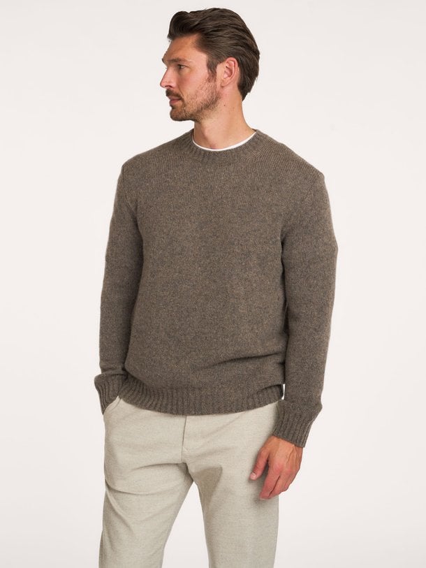 Lee 6598 Lee, merino wolmix gemêleerde trui