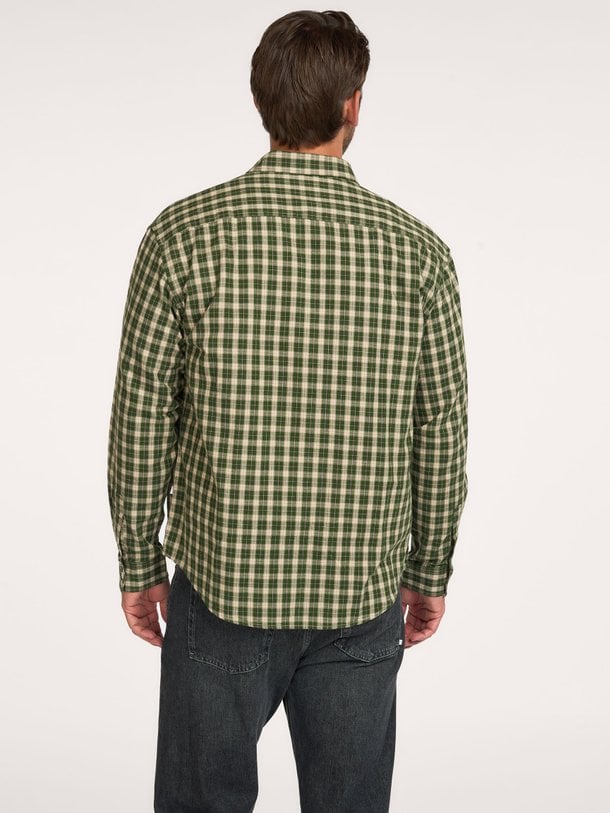 Deon 5465 Deon, organic cotton geruit overhemd