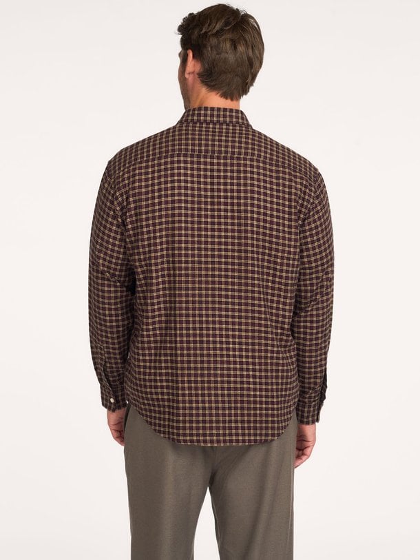 Deon 5465 Deon, organic cotton geruit overhemd