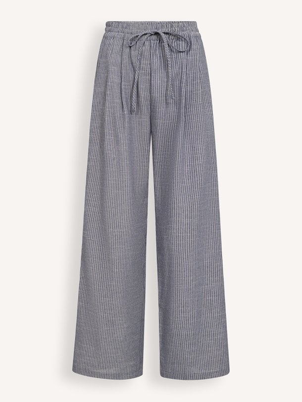 Jiho, katoenmix gestreepte broek