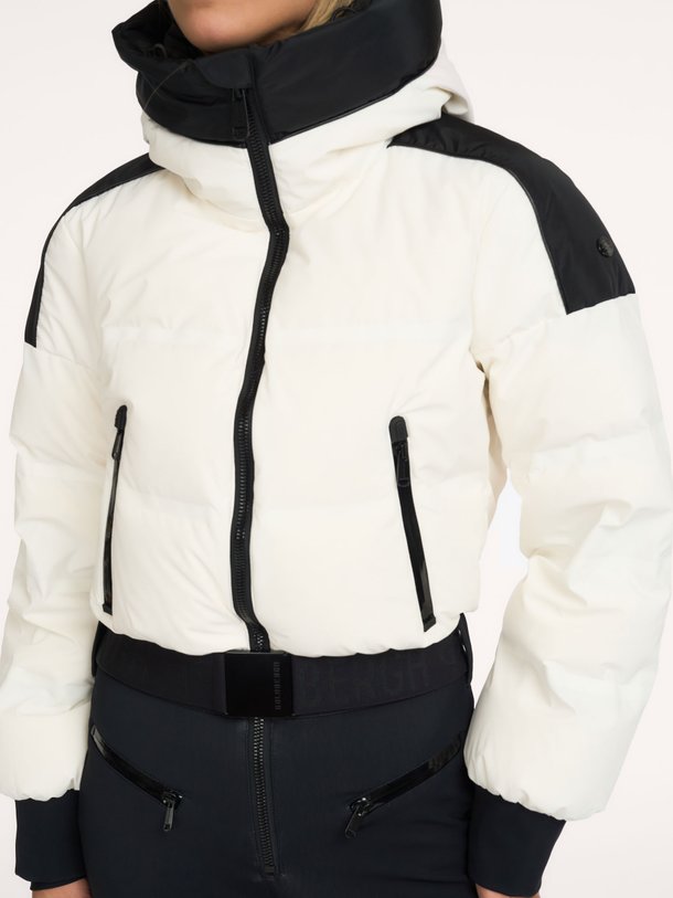 Amee, geweven gewatteerd ski suit