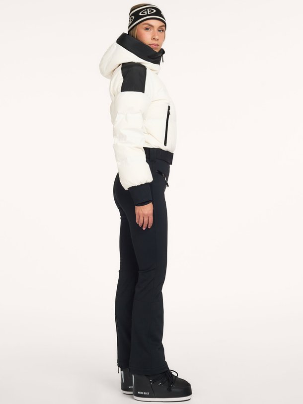 Amee, geweven gewatteerd ski suit
