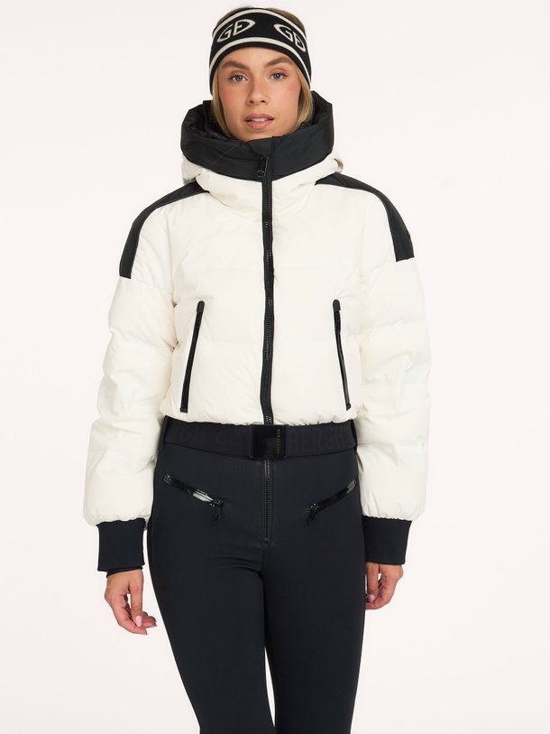 Amee, geweven gewatteerd ski suit