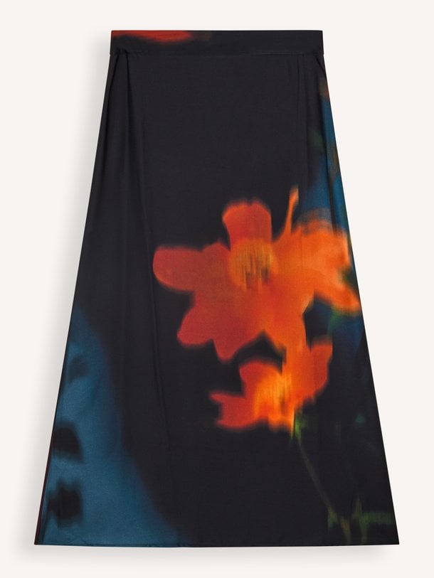 AM-JU-GILIA-W Gilia, viscose rok met print