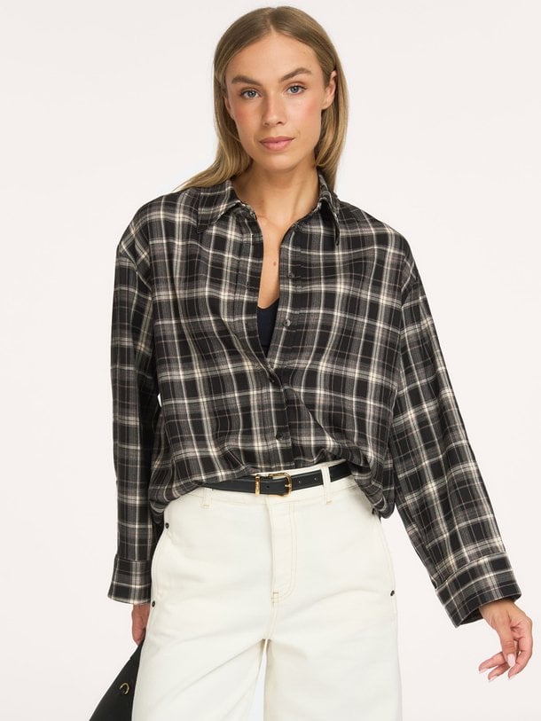DagnyCC Shirt Dagny, viscosemix geruite blouse