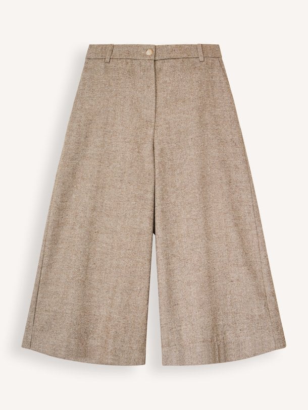 FM-PA-GIOZA-W Gioza, viscosemix tweed culotte