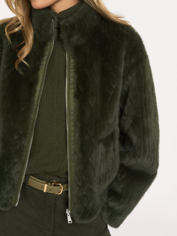 FM-GP-ELVIRE-P Elvire, fake fur reversible jack