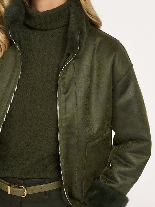 FM-GP-ELVIRE-P Elvire, fake fur reversible jack