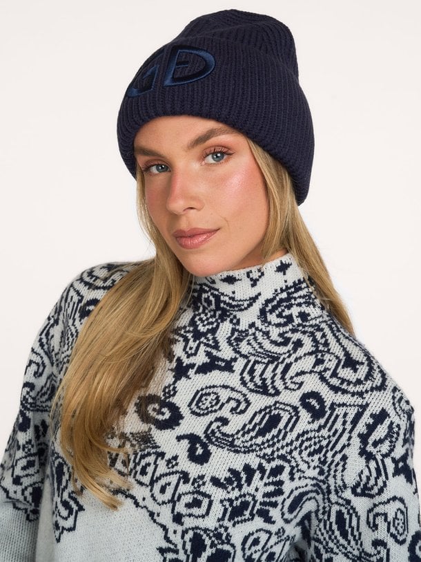 Valerie, wolmix rib beanie