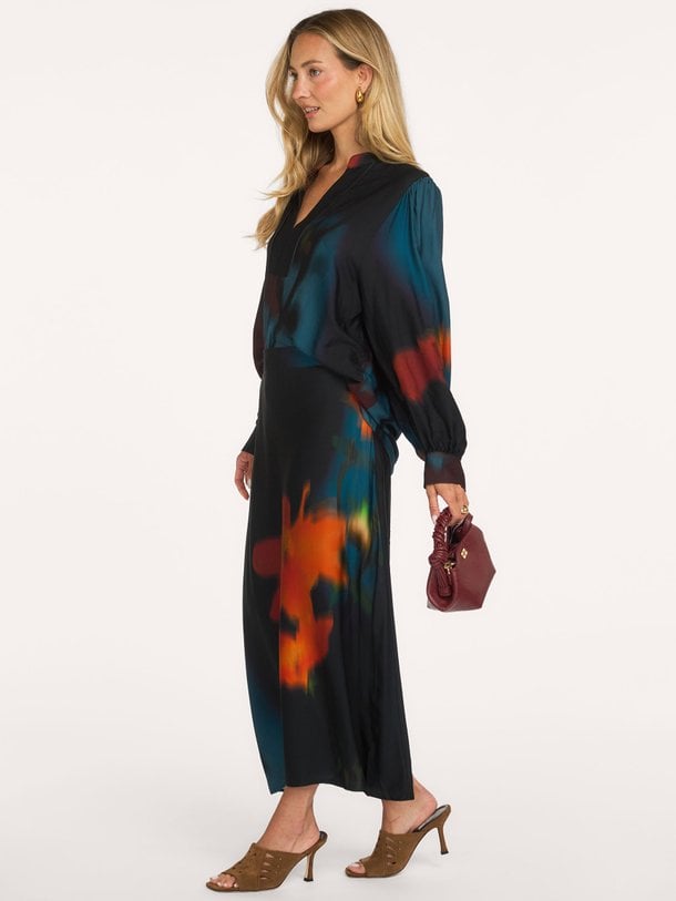 AM-TO-GIGLIO-W Giglio, viscose top met print