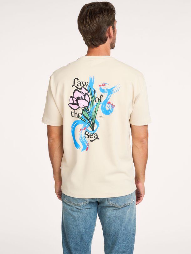 Life Flow, katoenmix T-shirt met print