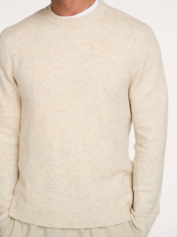 SYRINX KNITTED CREWNECK Syrinx, wolmix trui