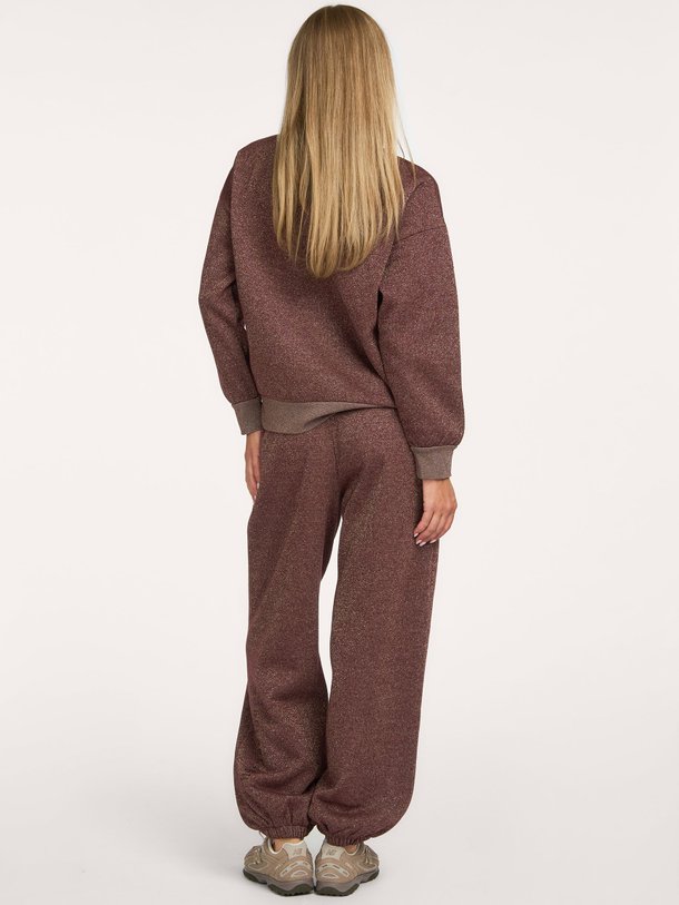 Sizzle, katoenmix sweater met lurex