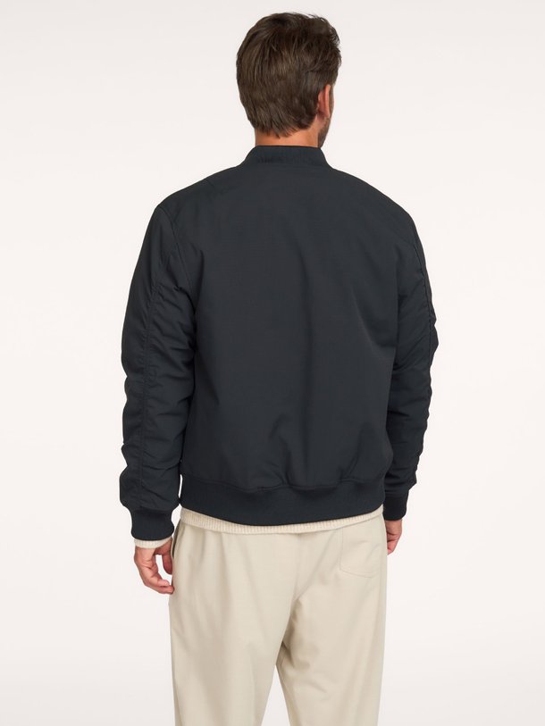 VANN STRUCTURED JACKET WITH RIBBING Vann, geweven jack