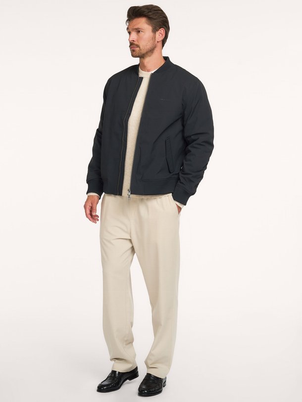 VANN STRUCTURED JACKET WITH RIBBING Vann, geweven jack