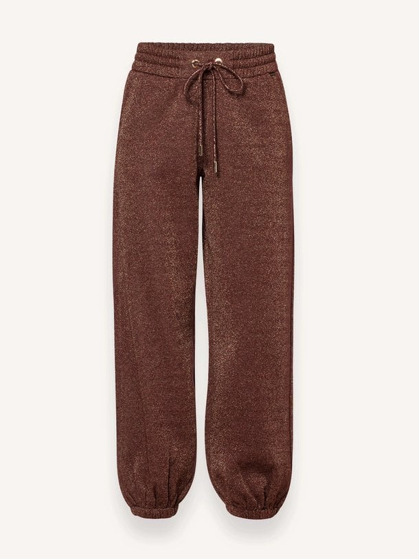 GLIMPSE sweat pants Glimpse, katoenmix broek met lurex