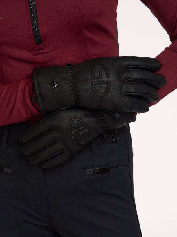FREEZE gloves Freeze, lederen ski handschoenen