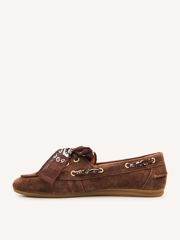 TL-NAHUA BANDANA Nahua, suede loafers
