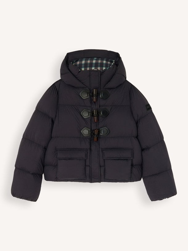 Future Nylon Quilt Mini Puffer Geweven gewatteerde puffer