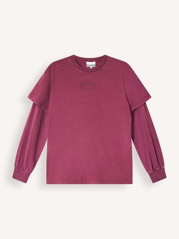 Future Heavy Jersey Double Sleeve Katoenen longsleeve