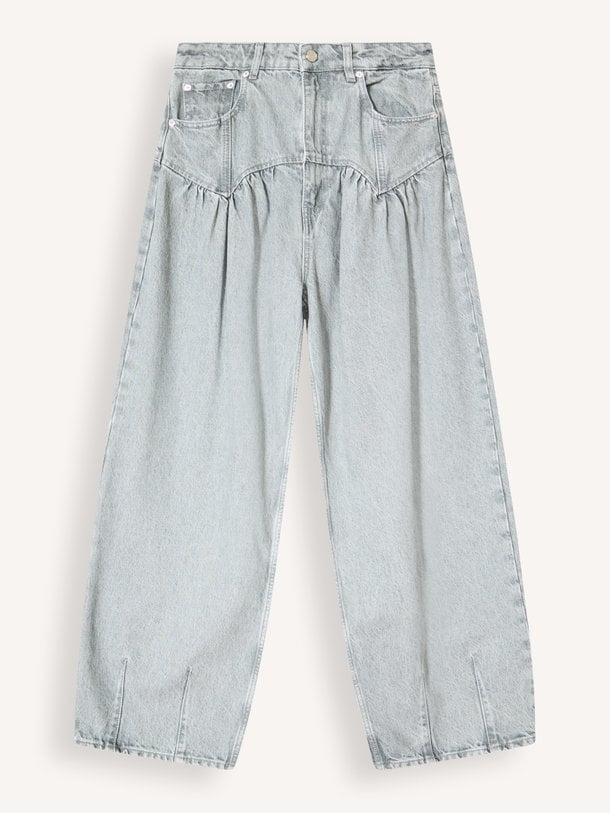 High waist barrel fit jeans
