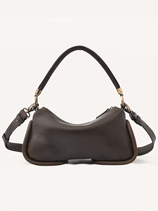 Bibi Bag Bibi, lederen schouder-/handtas