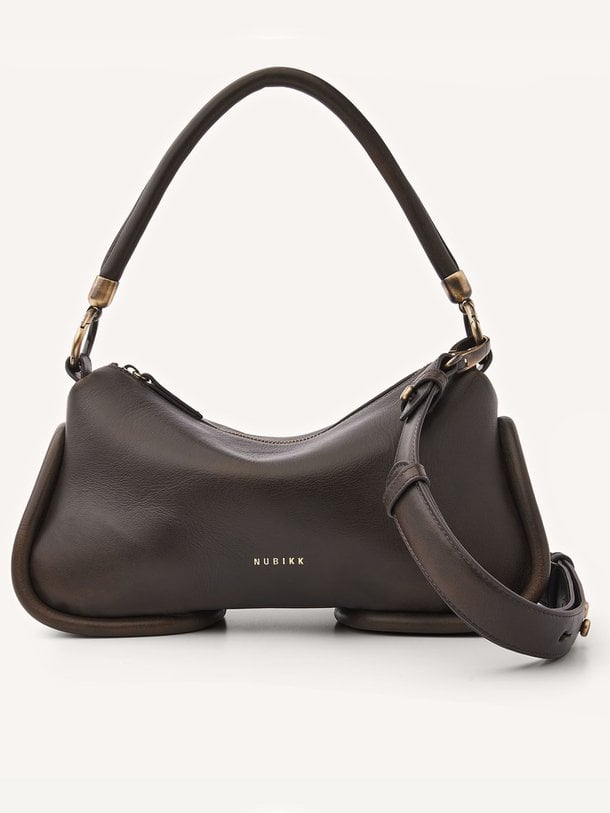 Bibi Bag Bibi, lederen schouder-/handtas