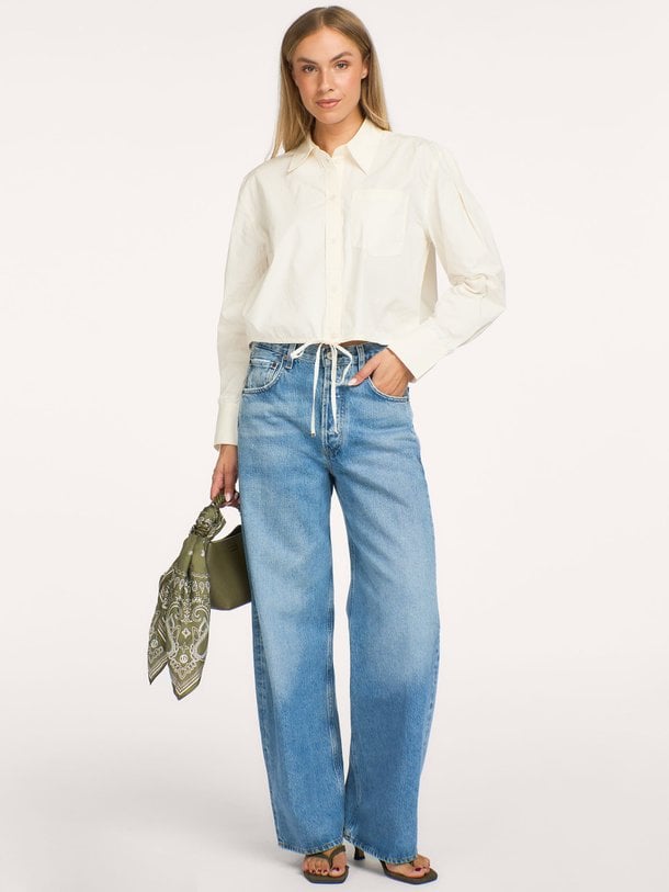 Organic cottonmix blouse