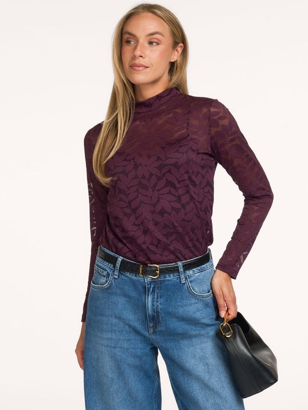 Reagan lace top Reagan, geweven top