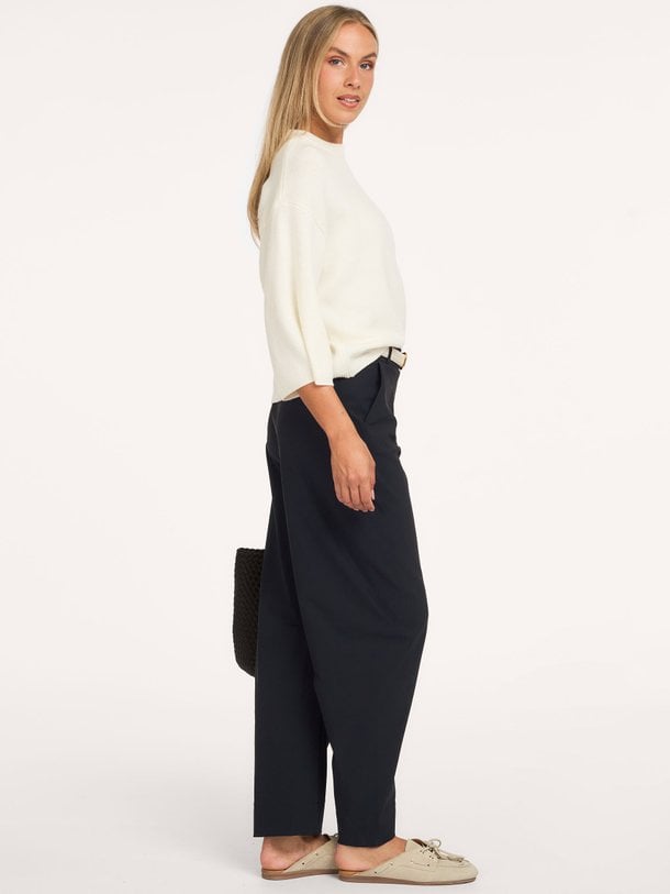 Marlise barrel trousers Marlise, heavy travel jersey barrel broek