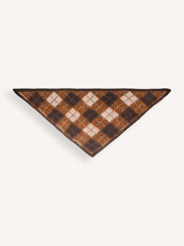 Alpacamix geruite sjaal