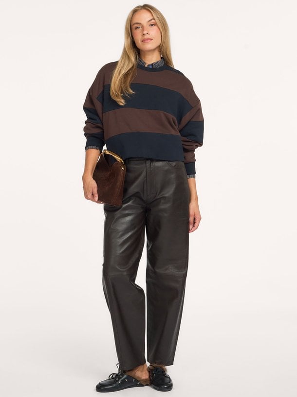 Derek, katoenen gestreepte sweater