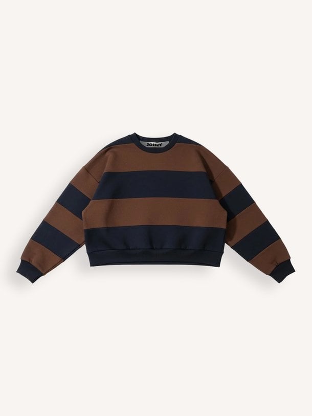 Derek, katoenen gestreepte sweater