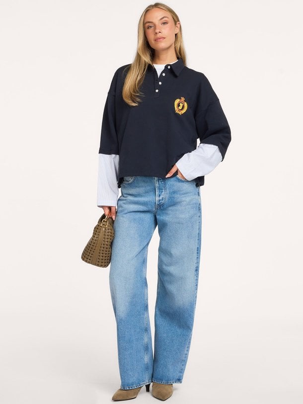 Lydia, katoenen polo sweater