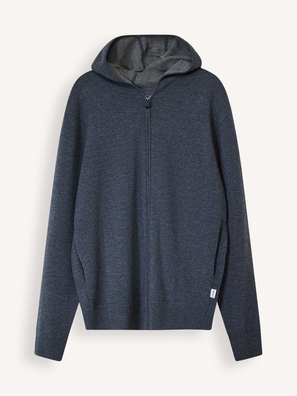 Wol/katoenmix vest