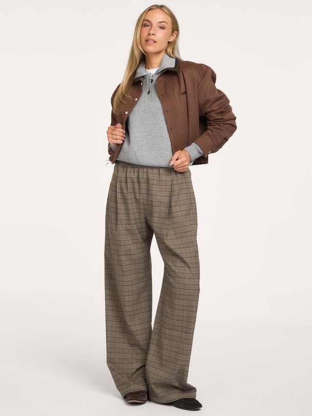 FRANKIE CROP Frankie, wolmix cropped blouse
