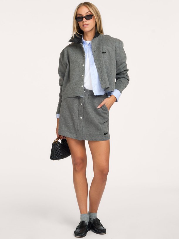 FRANKIE CROP Frankie, wolmix cropped blouse