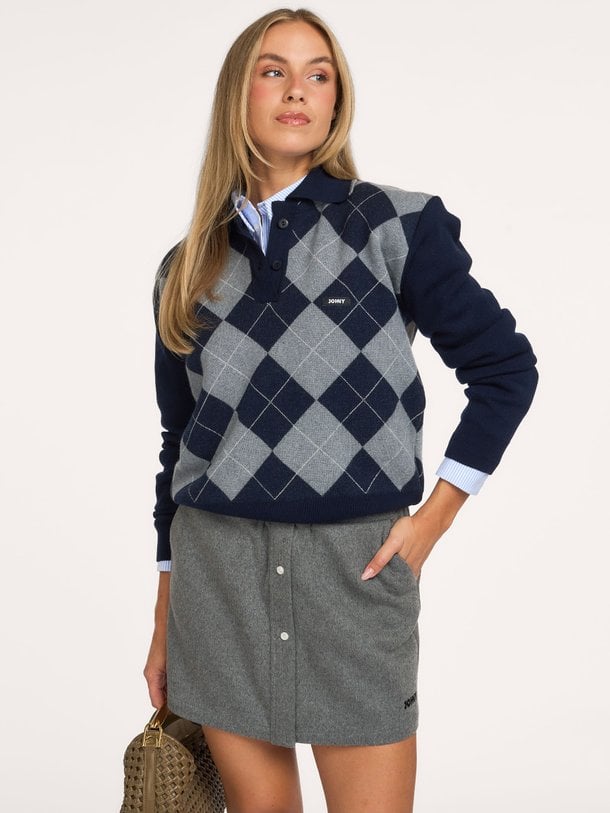 BURLI Burli, merino wollen polo trui