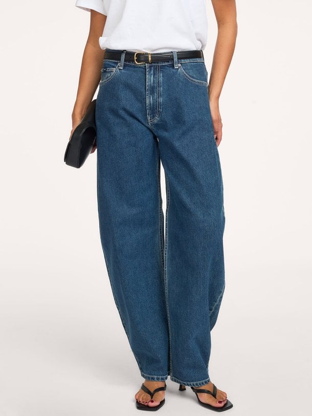 TAMAE KUMI Kumi, high waist barrel fit jeans